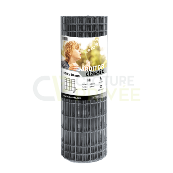 Grillage soudé plastifié Fortirol Medium – Maille 50 x 50 mm – Rouleau de  25 ml