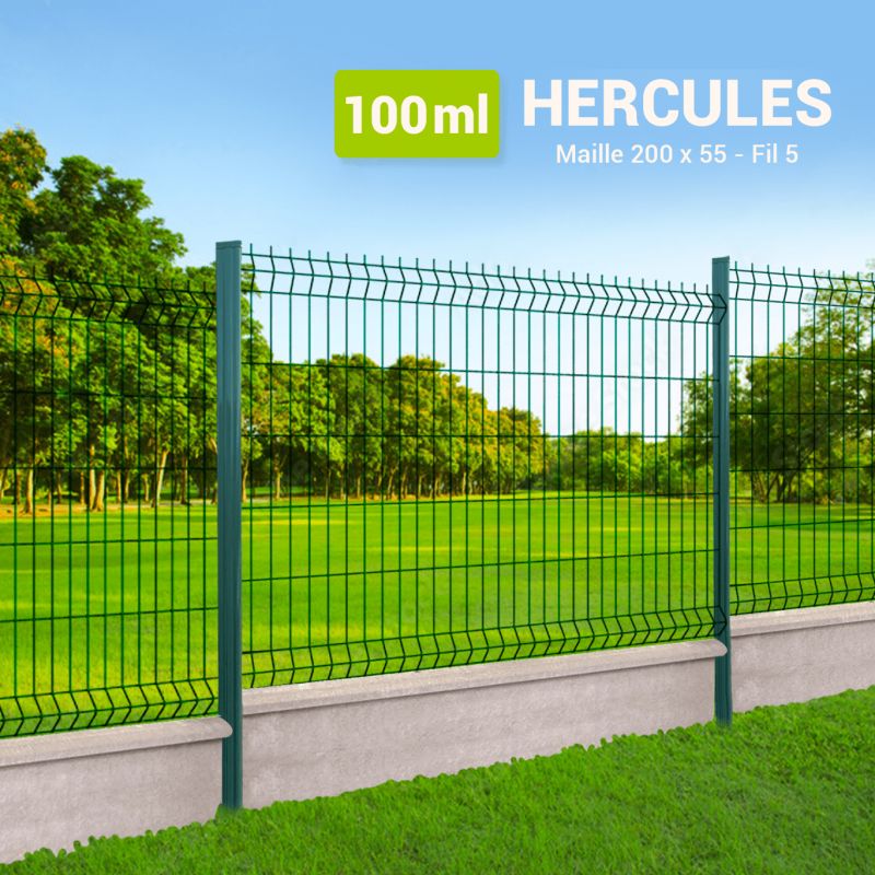 Kit clôture rigide largeur 2 mètres sans occultation
